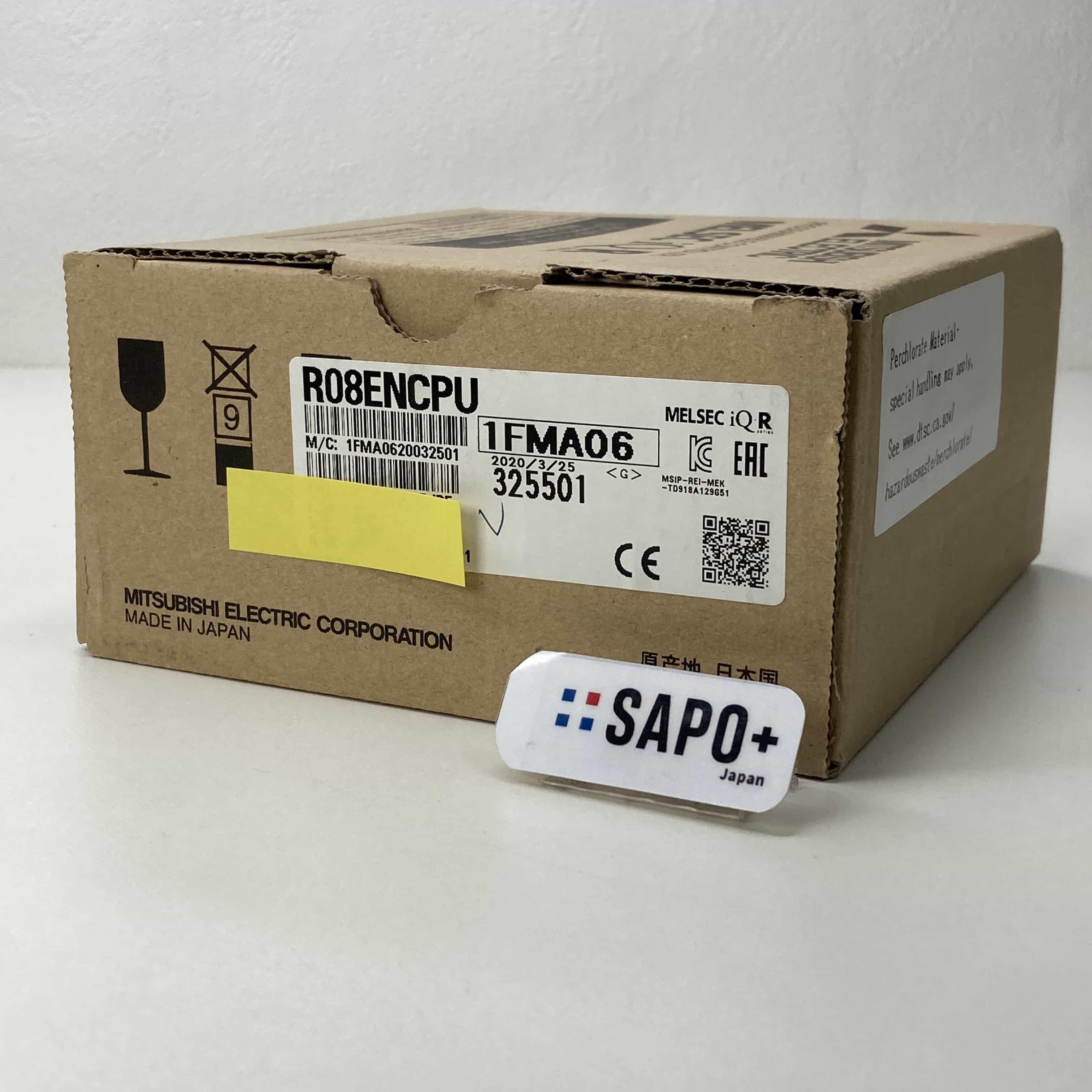 三菱電機 R08ENCPU 新品未使用 R08ENCPU 2020年製 内袋開封済 CPUユニット（ネットワーク内蔵） 三菱